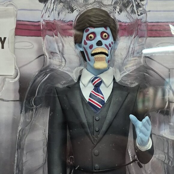 NECA TOONY TERRORS MALE ALIEN THEY LIVE ACTION FIGURE BRAND NEW - Picture 2 of 7